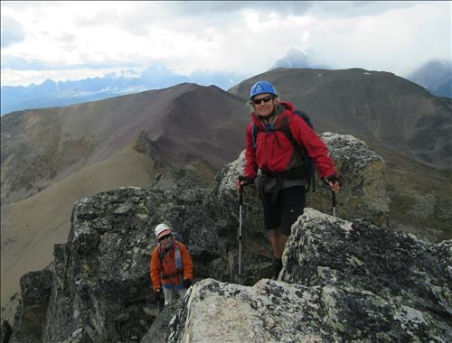 Gary and Sim at the summit of Unity Peak Gary and Sim at the summit of Unity Peak