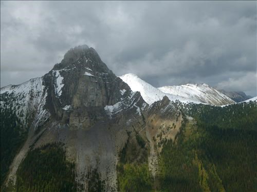 Looking across at the Fist.
