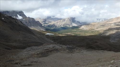 Looking back to Mosquito Lake