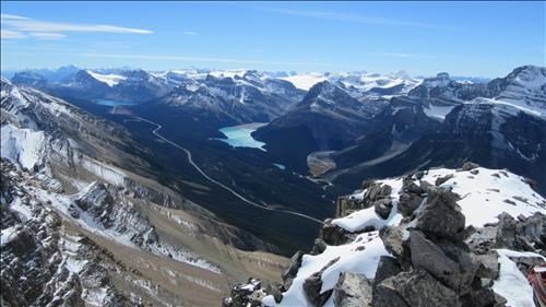 Looking South from the summit of Mount Weed