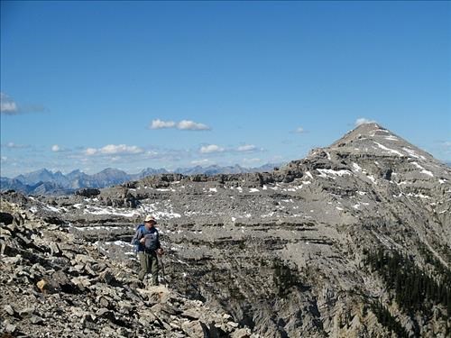 Lenard with the north peak of Moose behind