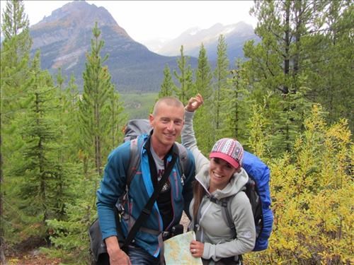 Visiting hikers from Switzerland