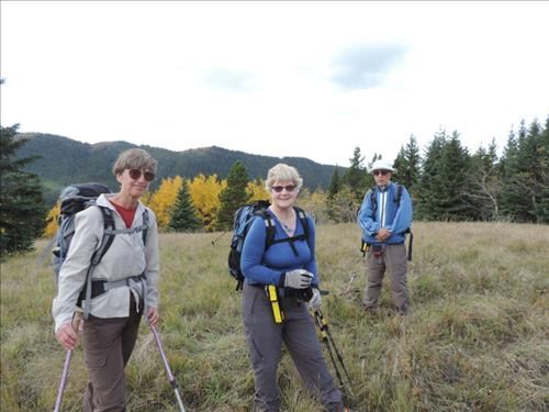 The "B" team on the ridge