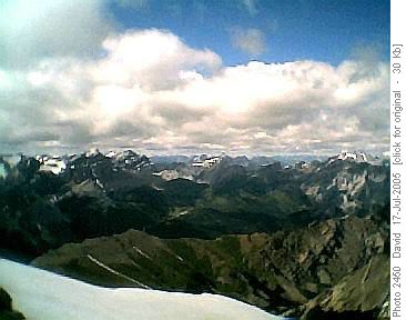 View from Mt Evan Thomas