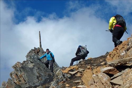 Interesting spire on the Highwood-Grizzly spine