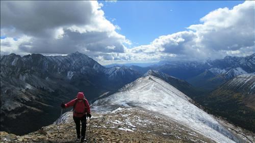 Marg with Highwood Ridge in the background