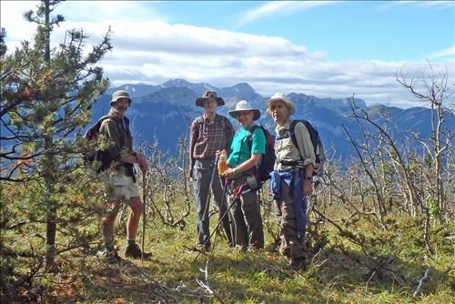 Nearing the fourth (and highest) of the Hunchback Hills