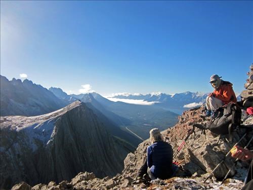 Looking south from the south end of Opal ridge