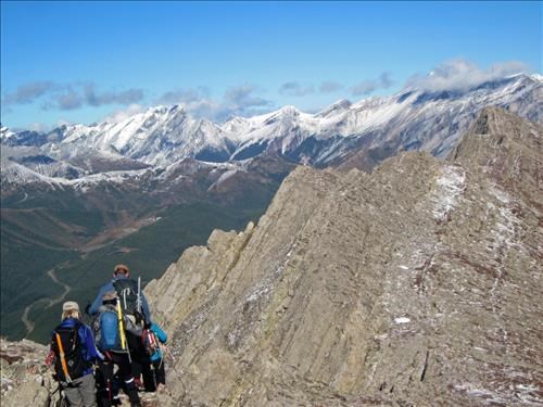 Heading north on Opal ridge