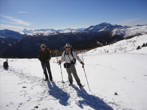 {607 da gan} and {1168 jo gap} near Summit of Mt. Bourgeau 