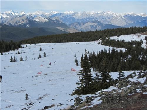Final meadow approaching Jumpingpound summit