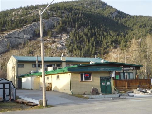 Exshaw Legion on Veteran's Way from Parking area (October 2016)