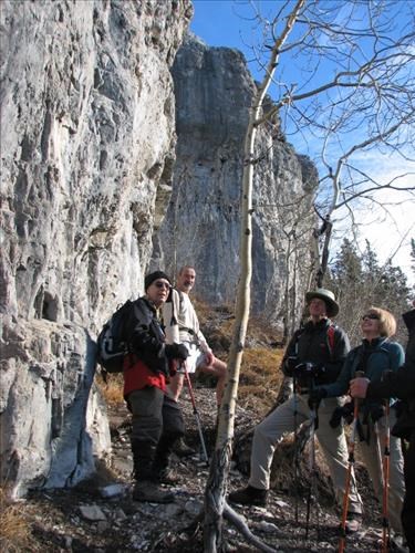At the White Bhudda climbing cliffs