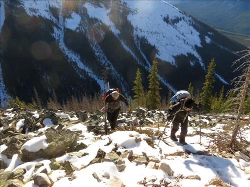 Boulder Field Below the Highpoint