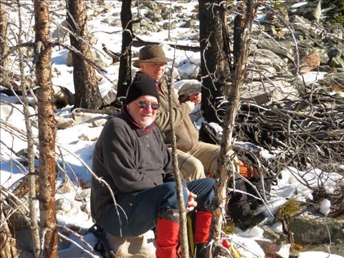 Ivan and Doug having a break