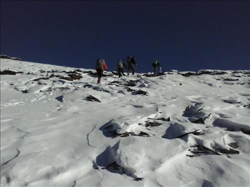 Close to the top