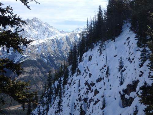 Cliff on east side