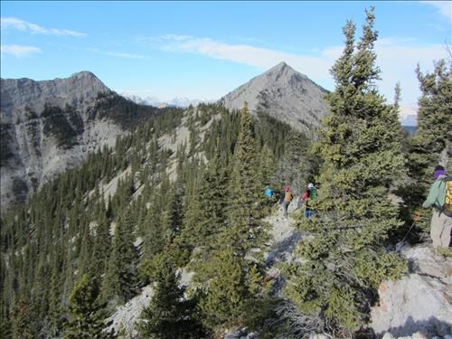 destination South Baldy in sight