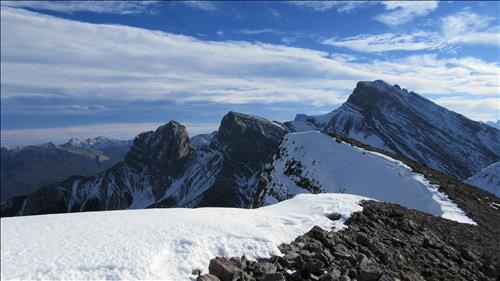 The Three Sister's from the ridge