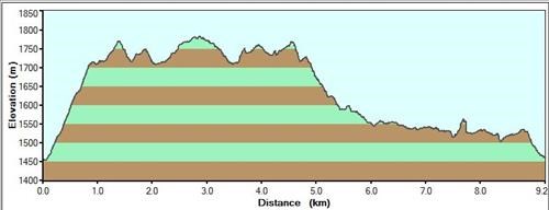 Windy Point - Gleason Ridge - E.Canyon Creek profile