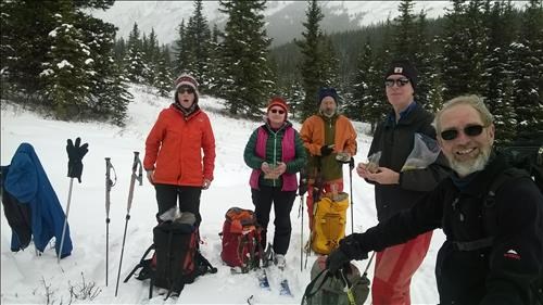Intro/practice bc ski day: Little Highwood Pass