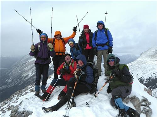 Summit shot and smiles.