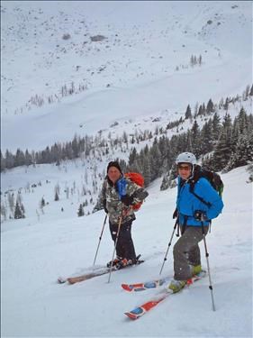 On the SW slope of Pocaterra Ridge