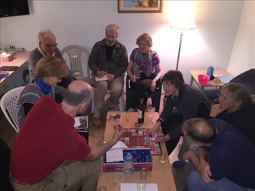 New Year's Eve game playing