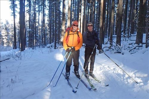John and Mike towards the end of the Telephone Loop 