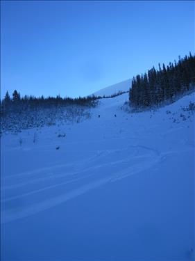 Cold day perfect snow 