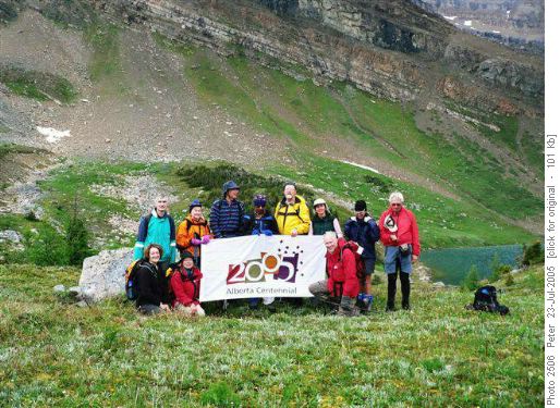 Mt. Richardson/Alberta Centennial Mountain Expedition group