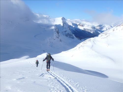 Bill & Arnold on the last climb