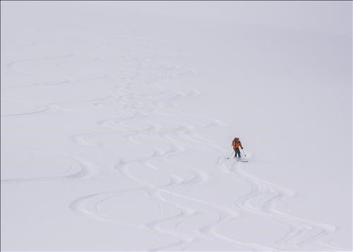 Our coordinator laying some nice tracks