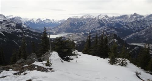 West from Barrier Lookout in January 2017. Note the lack of snow. 