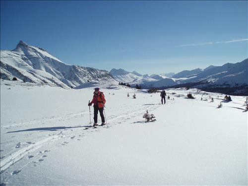 Christine & Shirley on Wilcox Pass
