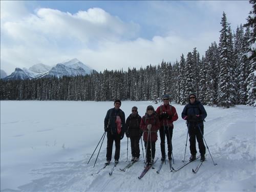 Five of the gang at Mud Lake