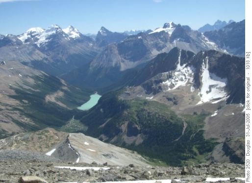 Sherbrooke Lake from Mt Niles