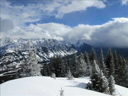 Looking South from the upper section of South Lawson Ridge