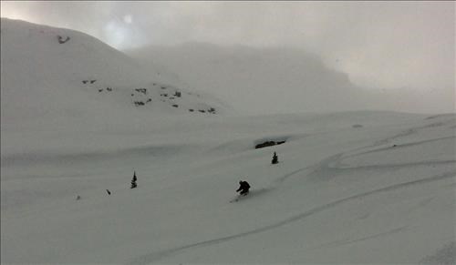 Another one of Manfred showing us how to ski