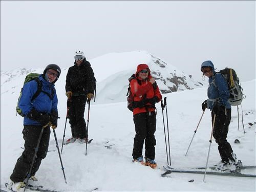 At Piggy Plus col - where's the sun?