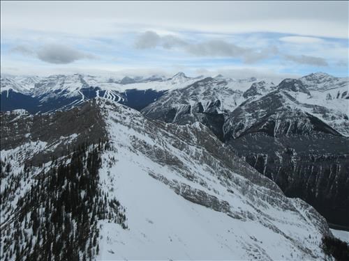 Looking West from the summit of South Baldy