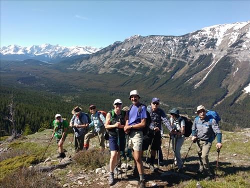 The first steep part behind us, more to come.