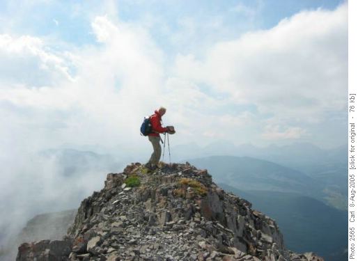 On the narrow ridge section