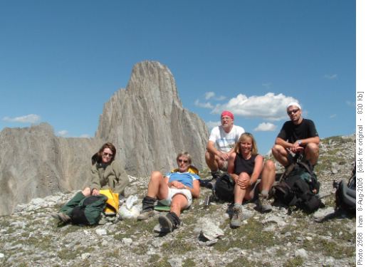 Cory Pass, Mount Louis in back