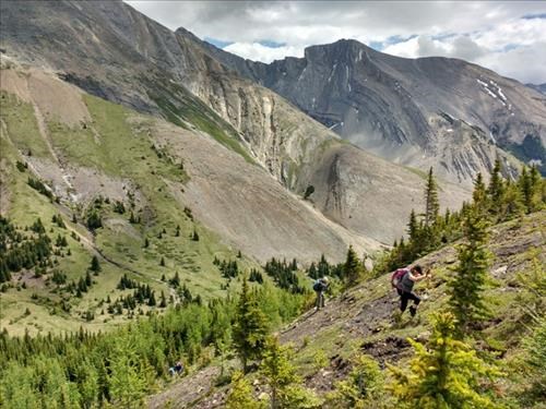 Approaching Picklejar Hill.