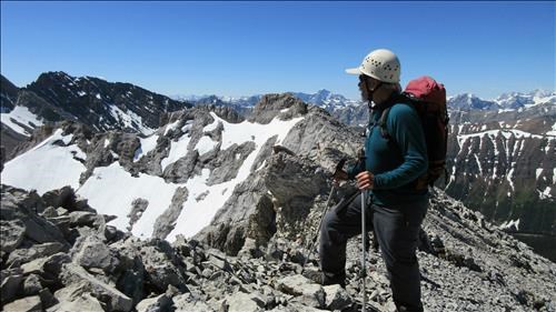 John D checking out the views from the Outlier