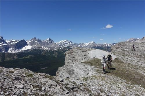 Summit ridge of North Opal
