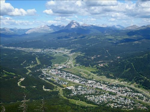 Within an hour we had a great view of Crowsnest Pass.