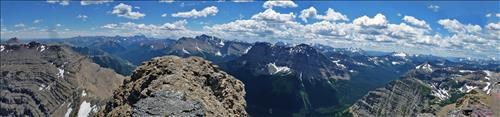 Looking south from summit Mount Glendowan