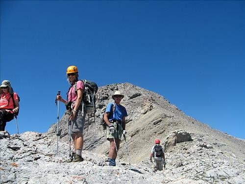 The summit block presented no problems